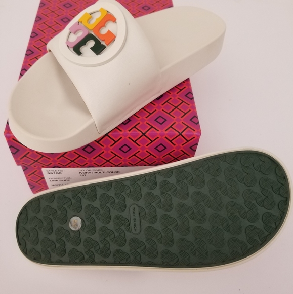 Tory burch Lina colored logo slide - Picture 5 of 8